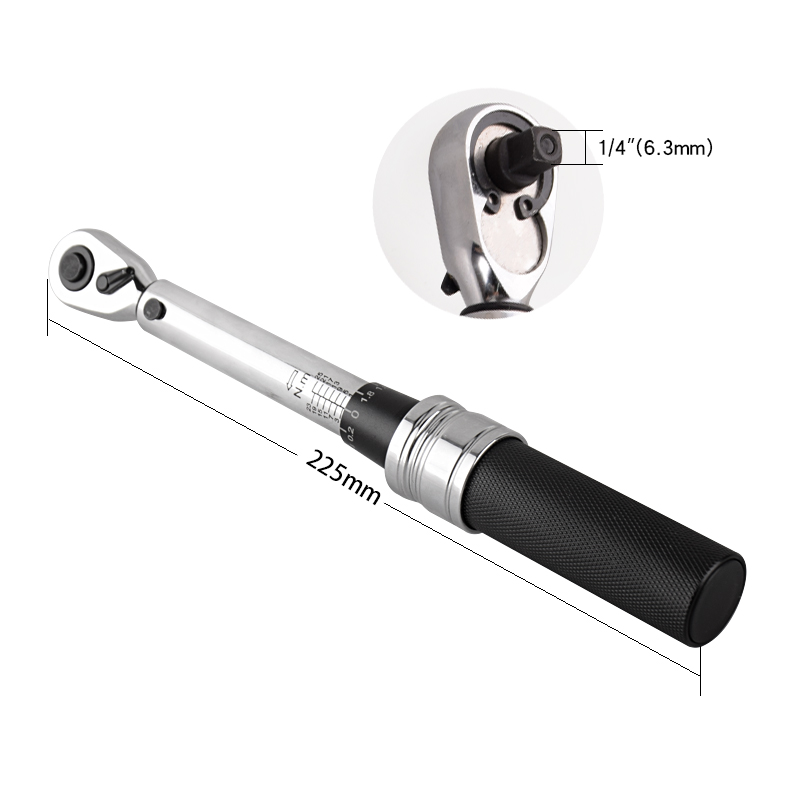Socket Wrench - 1/4 핸드툴 1-25Nm 고정밀 자전거 자동차