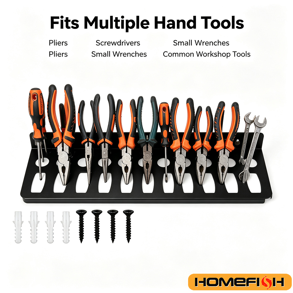 벽걸이형 공구 정리대 드라이버 렌치 홀더 레일 보관 걸 - Hand Tools In Workshop 리뷰 및 가격